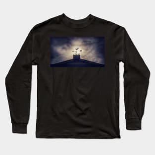 Weathervane Against Storm Clouds Long Sleeve T-Shirt